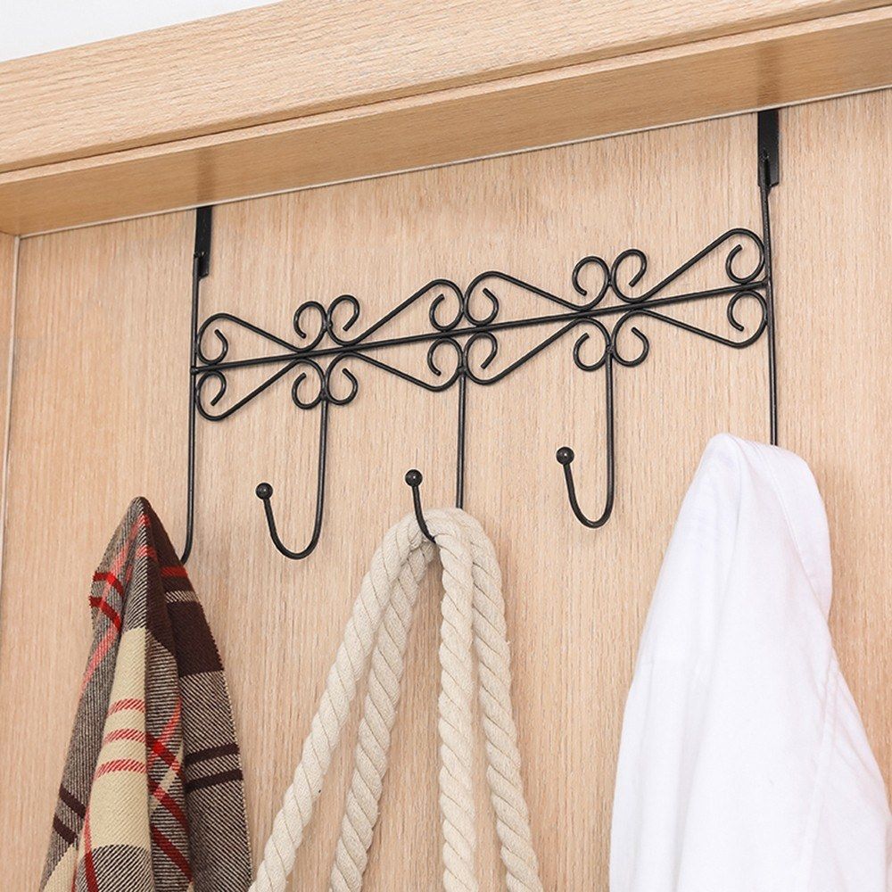 Over Door Hanger Rack 5 Hooks Decorative Ognazier Hook Rack