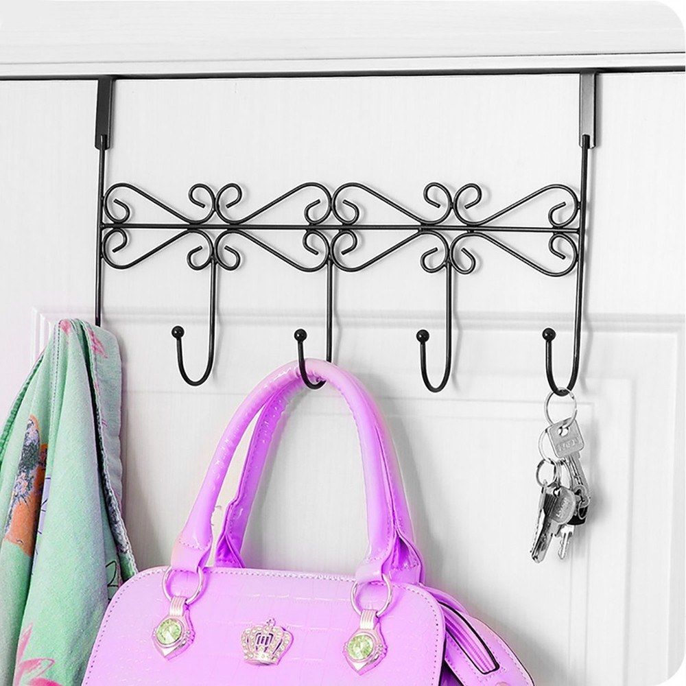 Over Door Hanger Rack 5 Hooks Decorative Ognazier Hook Rack