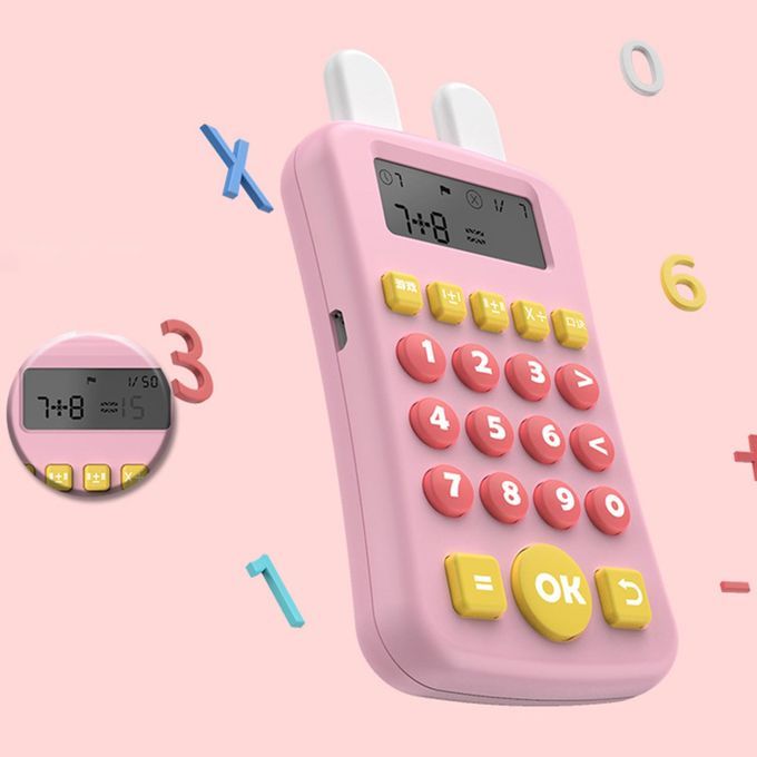 Cute Calculator Mathematics Learning Aid Scientific Electronic Pink