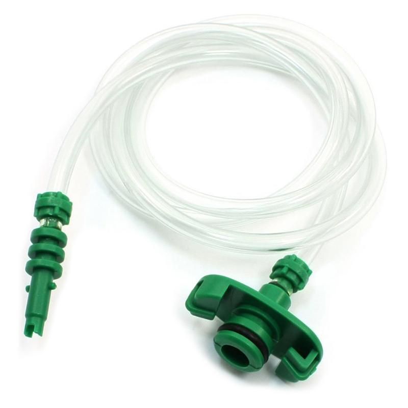 1M 3941" Length Air Tubing 10cc Glue Dispenser Syringe Adapter