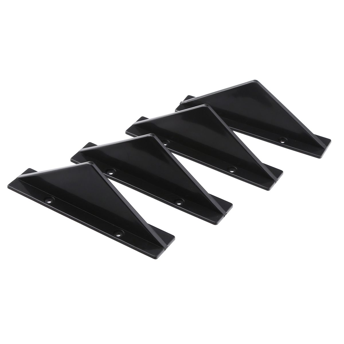4PCS Car Rear Bumper Shark Fin Triangle Spoilers Universal