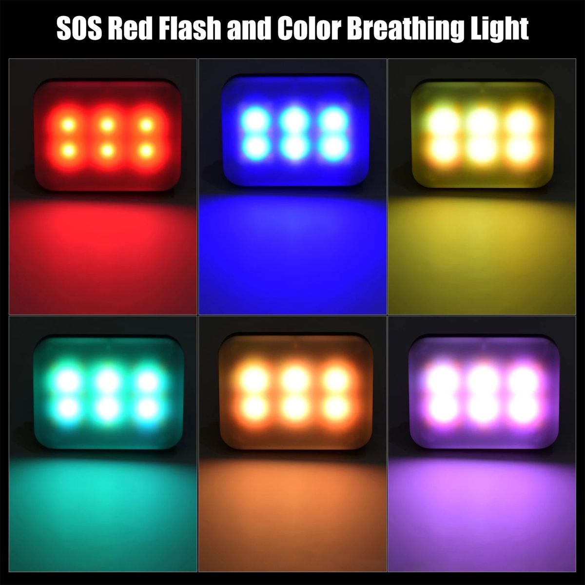 LED Camping Lantern 8 Modes USB Rechargeable