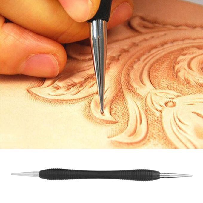 Leathercraft Modeling Grooving Rub Tool Leather Deep Spoon Stylus