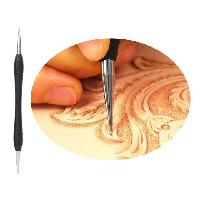 Leathercraft Modeling Grooving Rub Tool Leather Deep Spoon Stylus