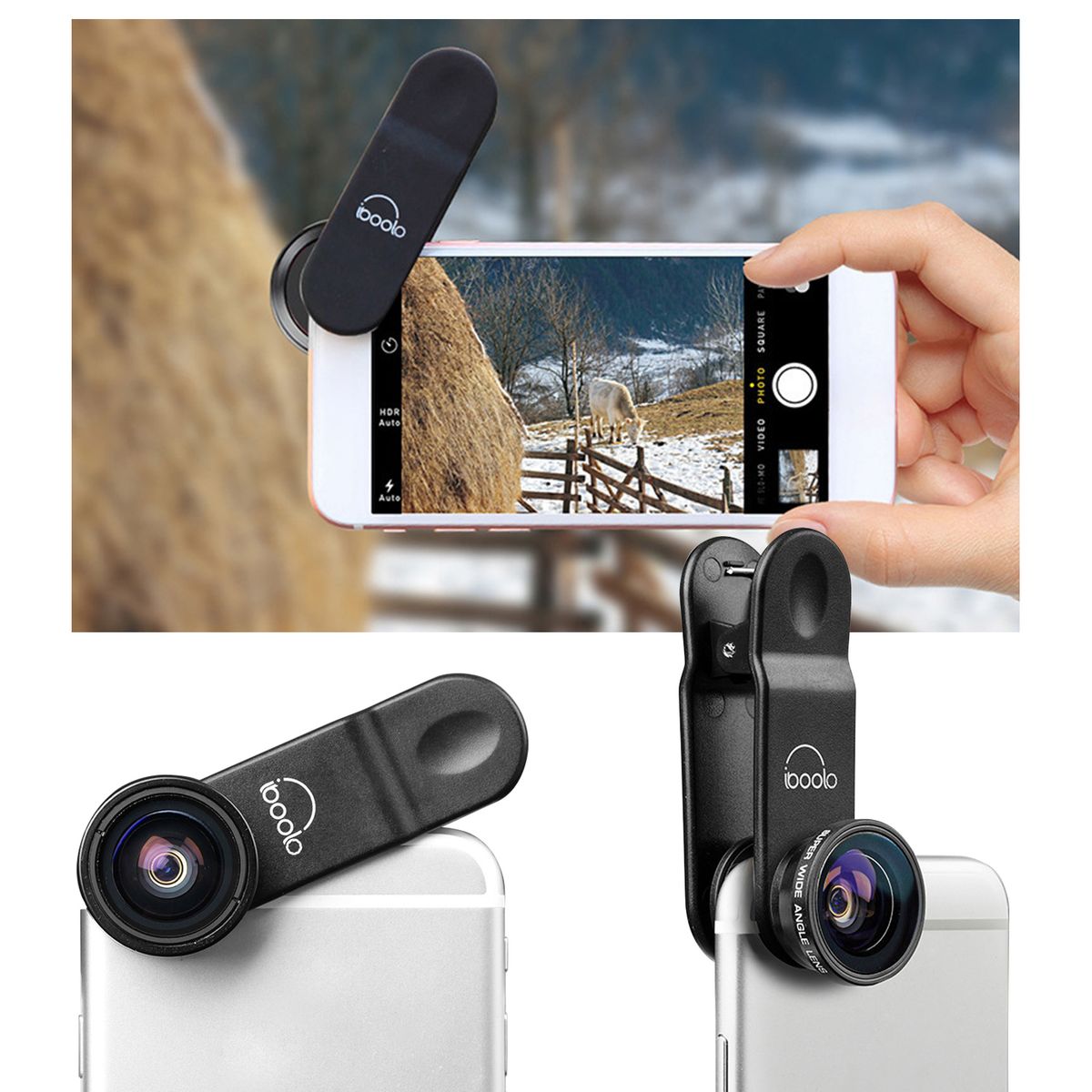 Professional HD 0.3X Ultra-Wide Angle Lens Clip-on Phone