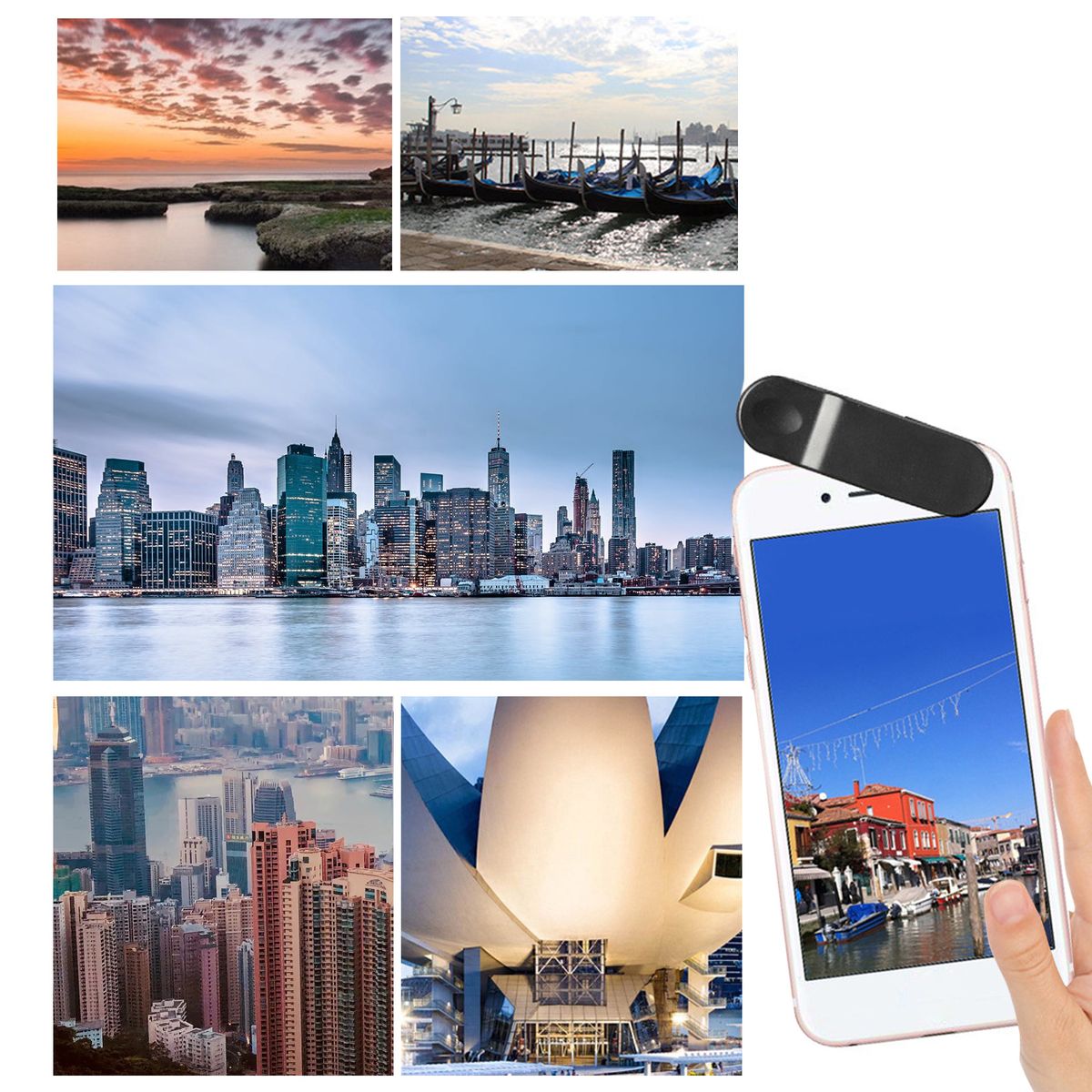 Professional HD 0.3X Ultra-Wide Angle Lens Clip-on Phone