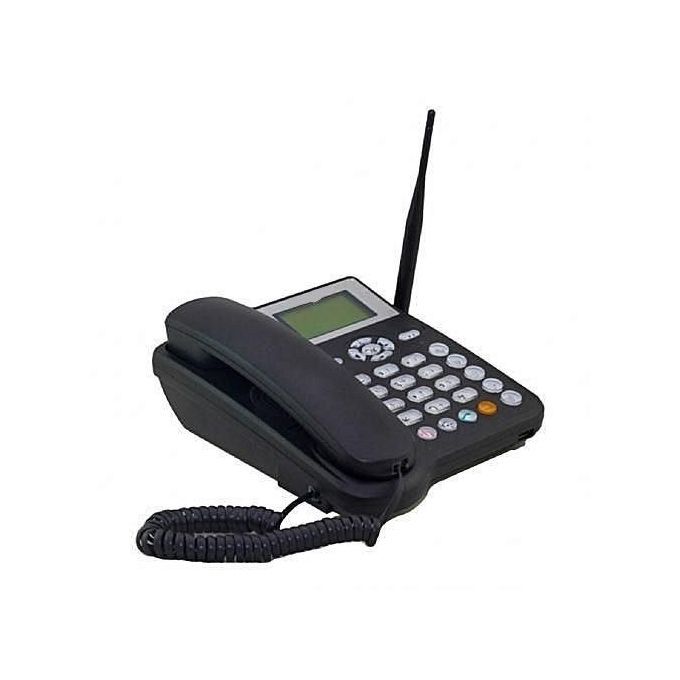 ETS5623  GSM SIM CARD TABLE /DESKTOP PHONE Phone. For All Nigerian Activated SIM CARDS. BLACK