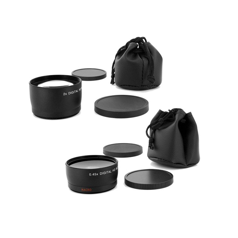 58MM 0.45x HD Wide Angle Lens With Macro Lens For Canon