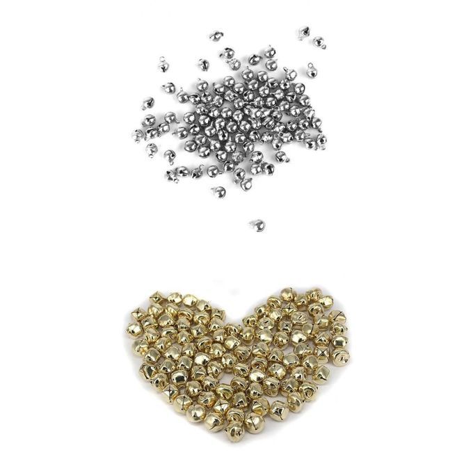 200 Pieces Of Tone Brass Jingle Bells Charm Bead Jewelry Jewelry 6mm