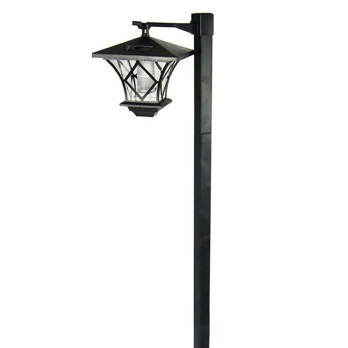 LED Solar Powered Garden Lamp Post Lamppost Lantern Light