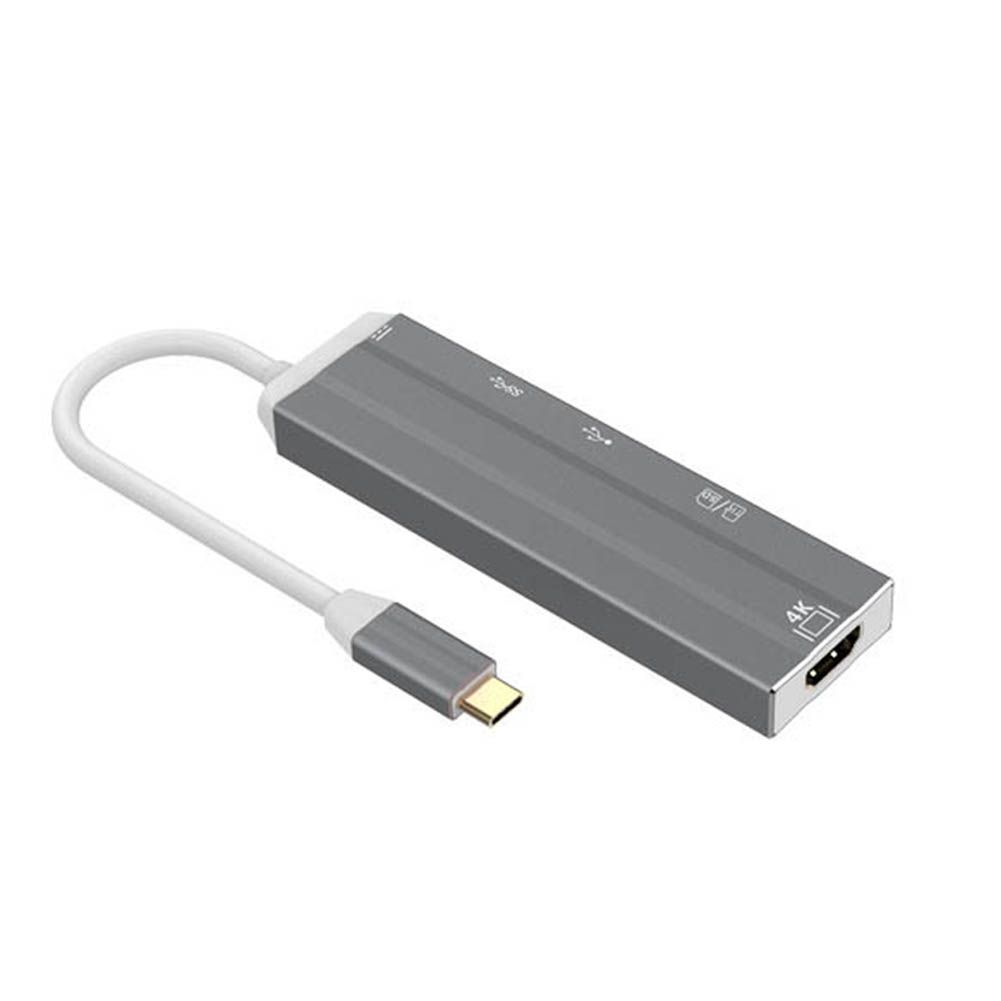 USB-C HUB,Adapter 6 In 1