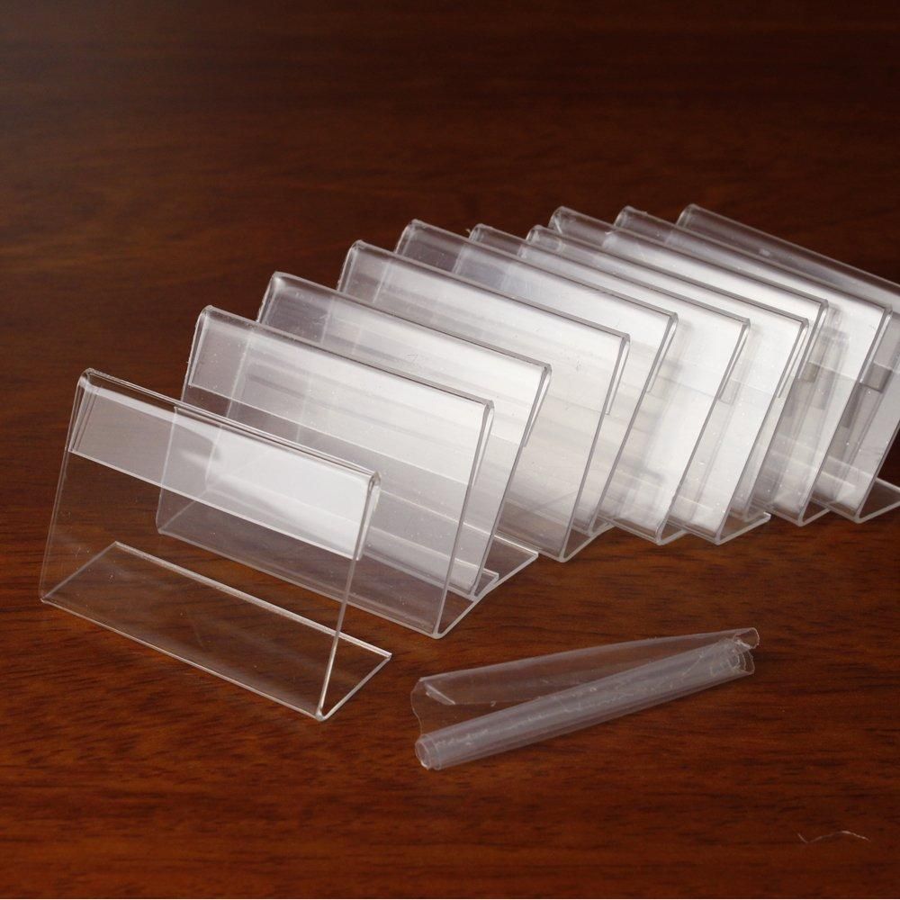 30Pcs Sign Display Holder Price Name Card Tag