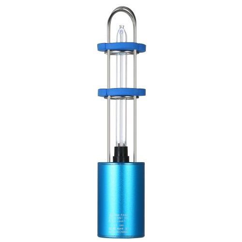 Rechargeable UV Sterilizer Light & Air Purifier DC5V Ultraviolet + Ozone UV Germicidal Lamp Portable Sterilization Light For Car Kitchen Toilet Cabinet Pink/Blue
