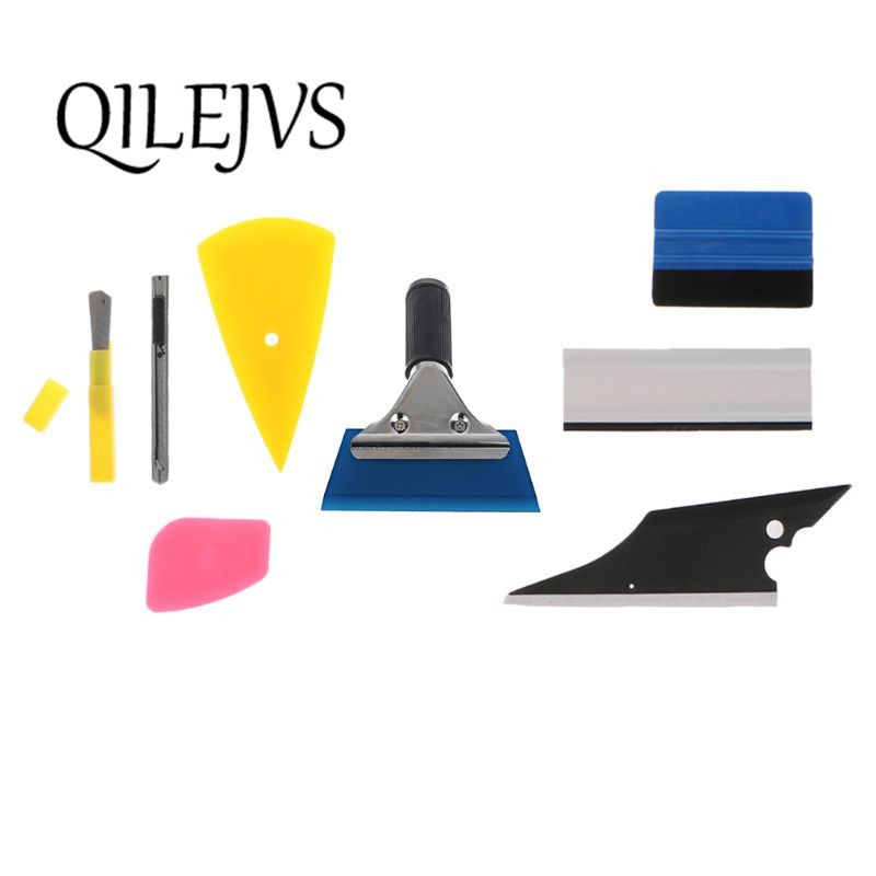 8 Pcs Car Window Tint Wrapping Vinyl Tools Squeegee Ser