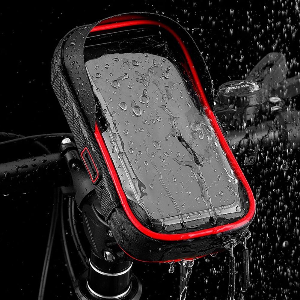Waterproof Bicycle Phone Holder Motorcycle Handlebar Mount