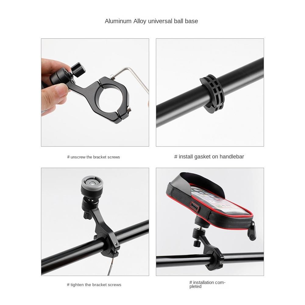 Waterproof Bicycle Phone Holder Motorcycle Handlebar Mount