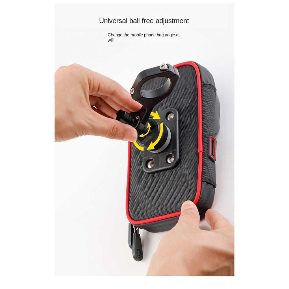 Waterproof Bicycle Phone Holder Motorcycle Handlebar Mount