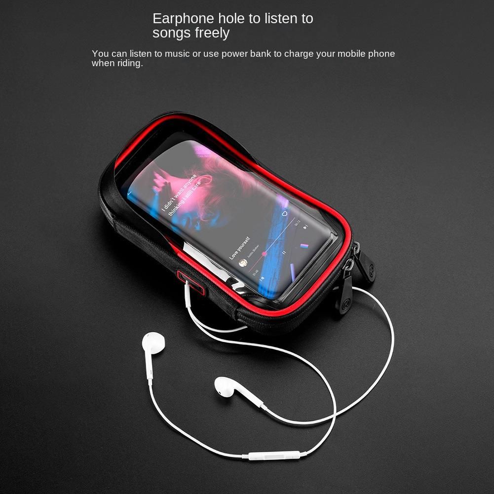 Waterproof Bicycle Phone Holder Motorcycle Handlebar Mount