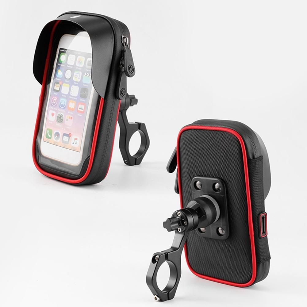 Waterproof Bicycle Phone Holder Motorcycle Handlebar Mount