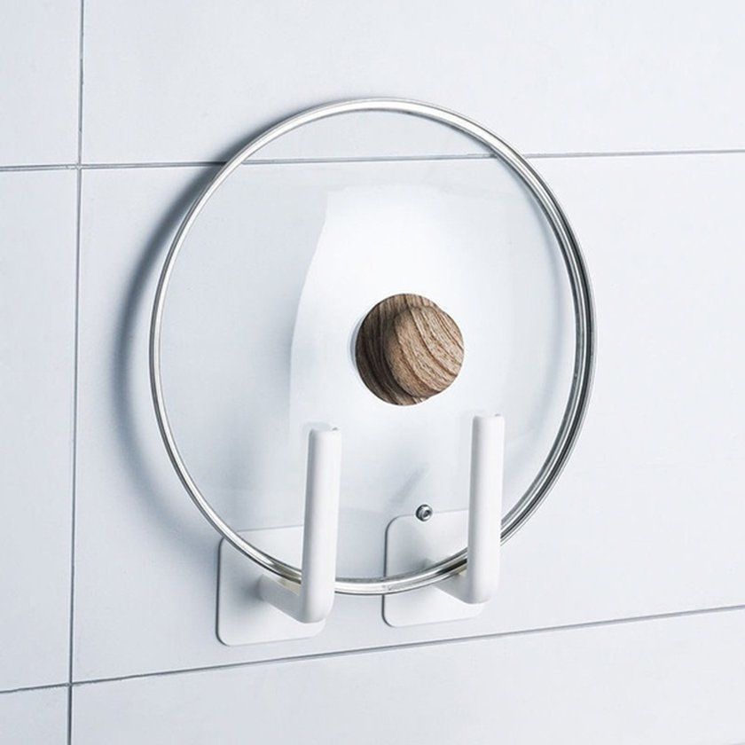 Toilet Paper Holder Hole-Free Tissue Ra K Wall-Mounted Shelf Kit Hen Bathroom-white-6.5*6.2*14 M