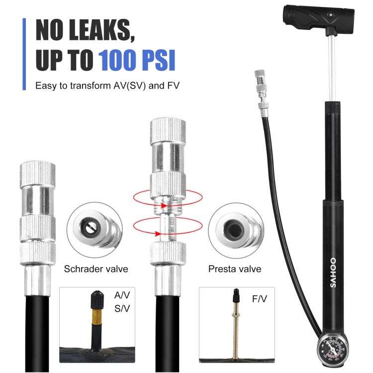 Bicycle Portable Aluminum Alloy Manual Pump