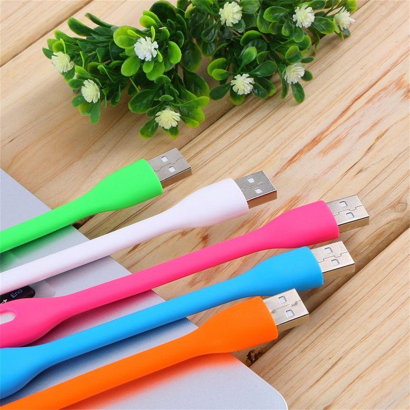 Flexible USB   Light Mini   For  Omputer Laptop Notebook P  Power  -blue