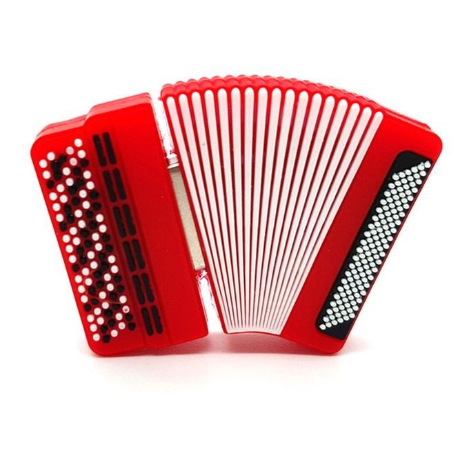 A  Ordion Musi  Instrument USB2.0 Flash Drives Memory Sti K Pen Drive U Disk-red-64G