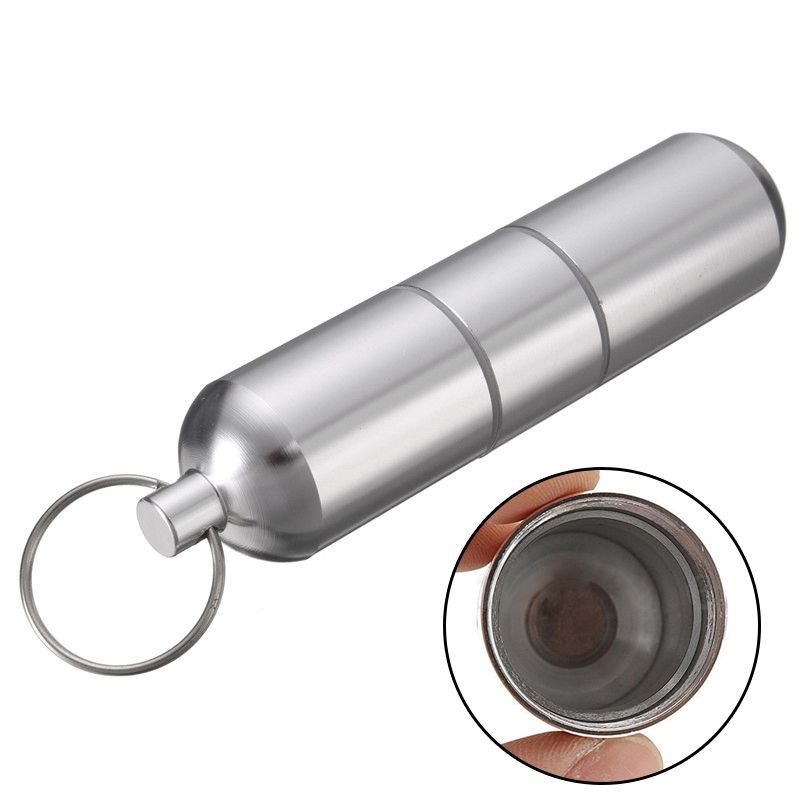Aluminum Alloy Cigarette Holder Capsule Case Waterproof