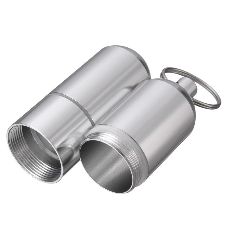 Aluminum Alloy Cigarette Holder Capsule Case Waterproof