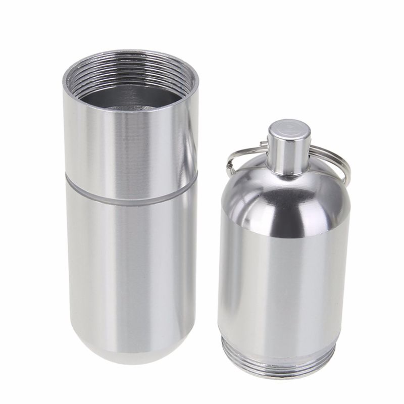 Aluminum Alloy Cigarette Holder Capsule Case Waterproof
