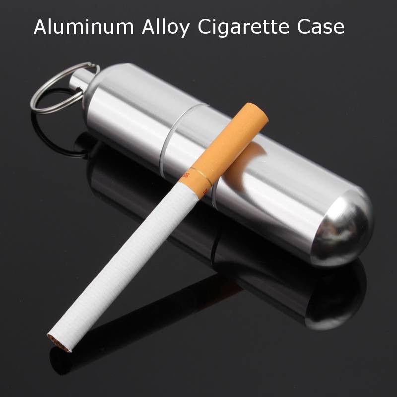 Aluminum Alloy Cigarette Holder Capsule Case Waterproof