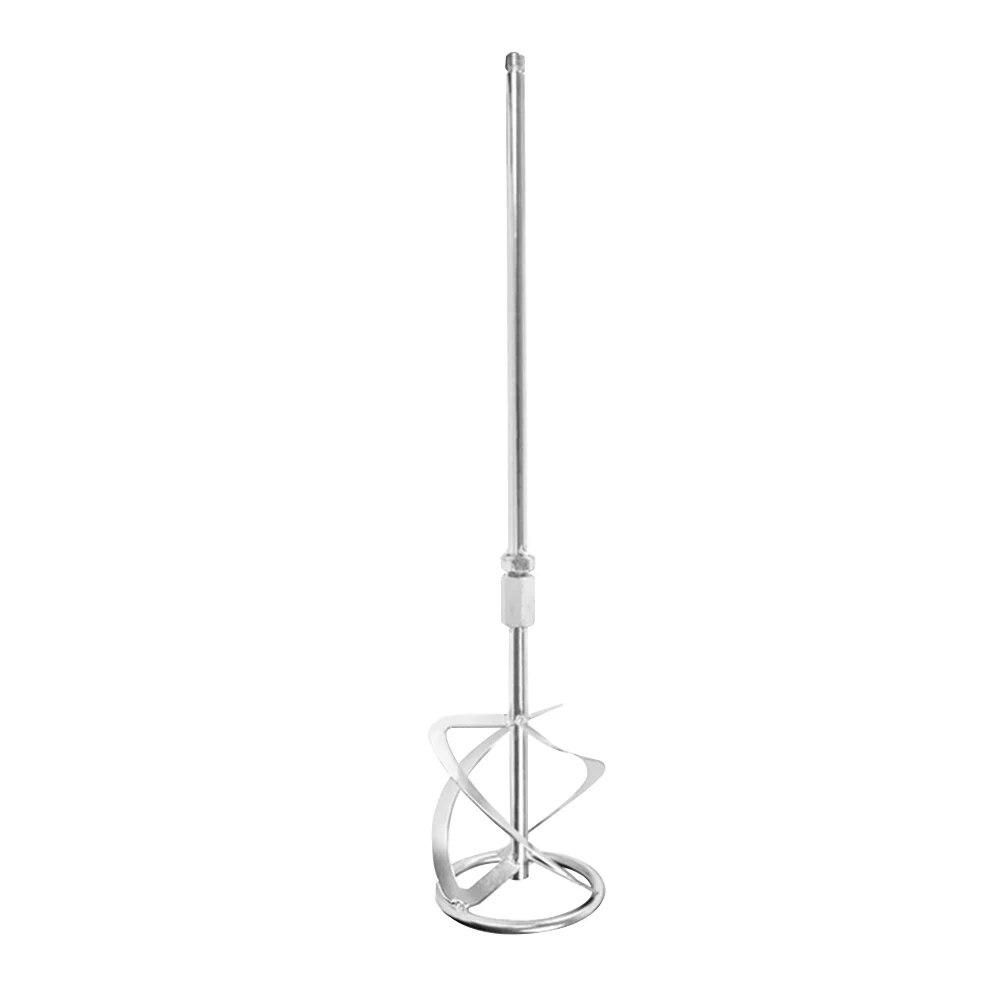 Cement Putty Paint Coating Agitator Mechanical Rod S Threaded Head Stirring Rod Mud Mixer Paint Mixer Attachment Spiral Mixer