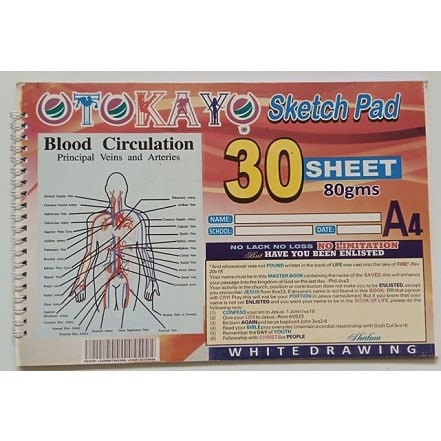 A4 Sketch Pad - White - 30 Sheets - Set Of 3