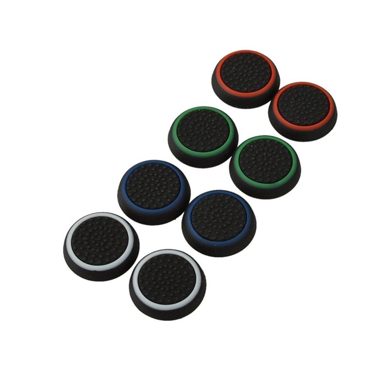 8pcs PS5 Silicone Analog Controller Thumb Stick Grip Caps