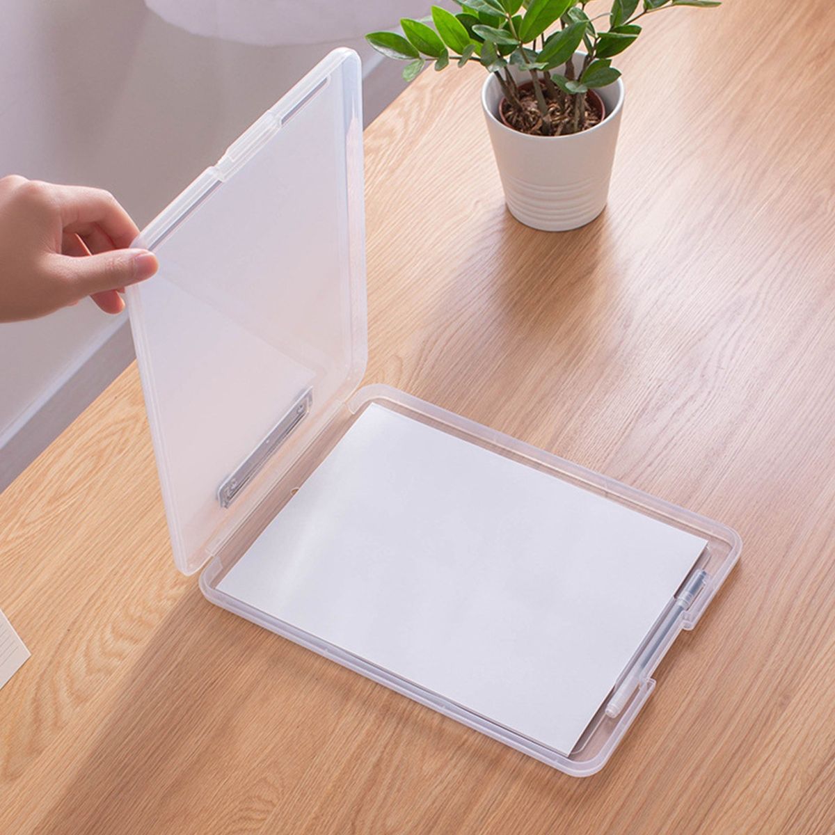 Plastic Clipboard Storage Case Box Large Capacity Nursing