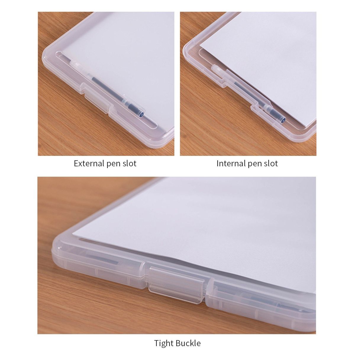 Plastic Clipboard Storage Case Box Large Capacity Nursing
