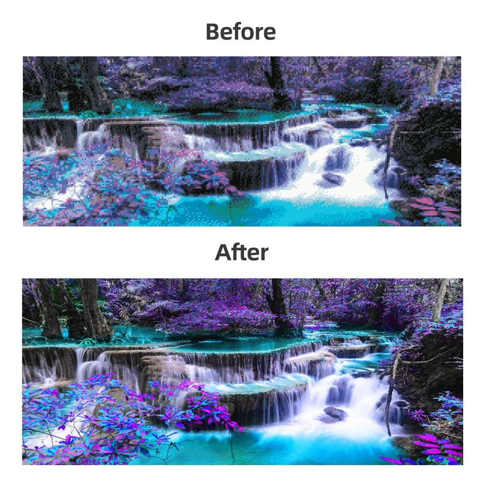 Large Size Diamond Paint Kit Landscape DIY 5D Diamond Paint for Adults Full Kit Crafts Living Room Bedroom Wall Decor 90x40cm