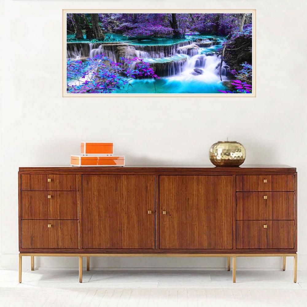 Large Size Diamond Paint Kit Landscape DIY 5D Diamond Paint for Adults Full Kit Crafts Living Room Bedroom Wall Decor 90x40cm