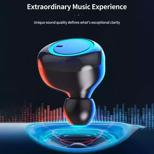 Wireless Earbuds Bluetooth Headphones Earpiece Fingerprint Touch Control Earpods 6D Stereo Bass Headset