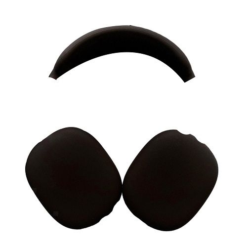 Airpods MAx Silicone Case- 3in1 Case- Black
