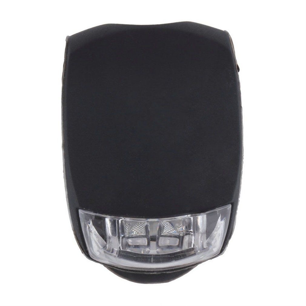 LED Bicycle Bike Cycling Silicone Head Front Rear Wheel Safety Light Lamp