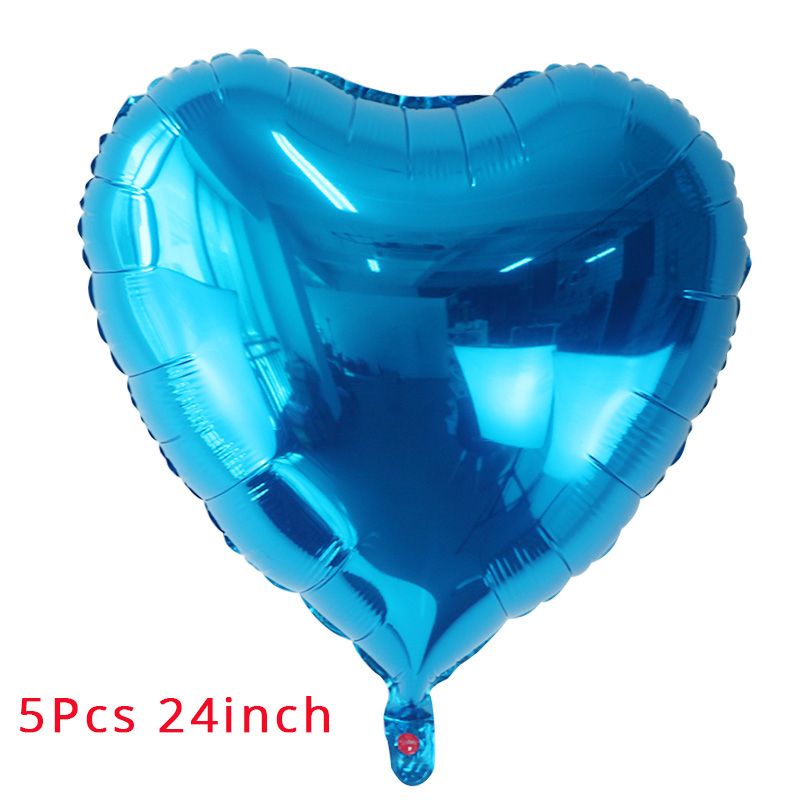 Cyuan First Birthday Photo Banner Garlands 1st One Year Old Boy Girl-heart Balloons Blue