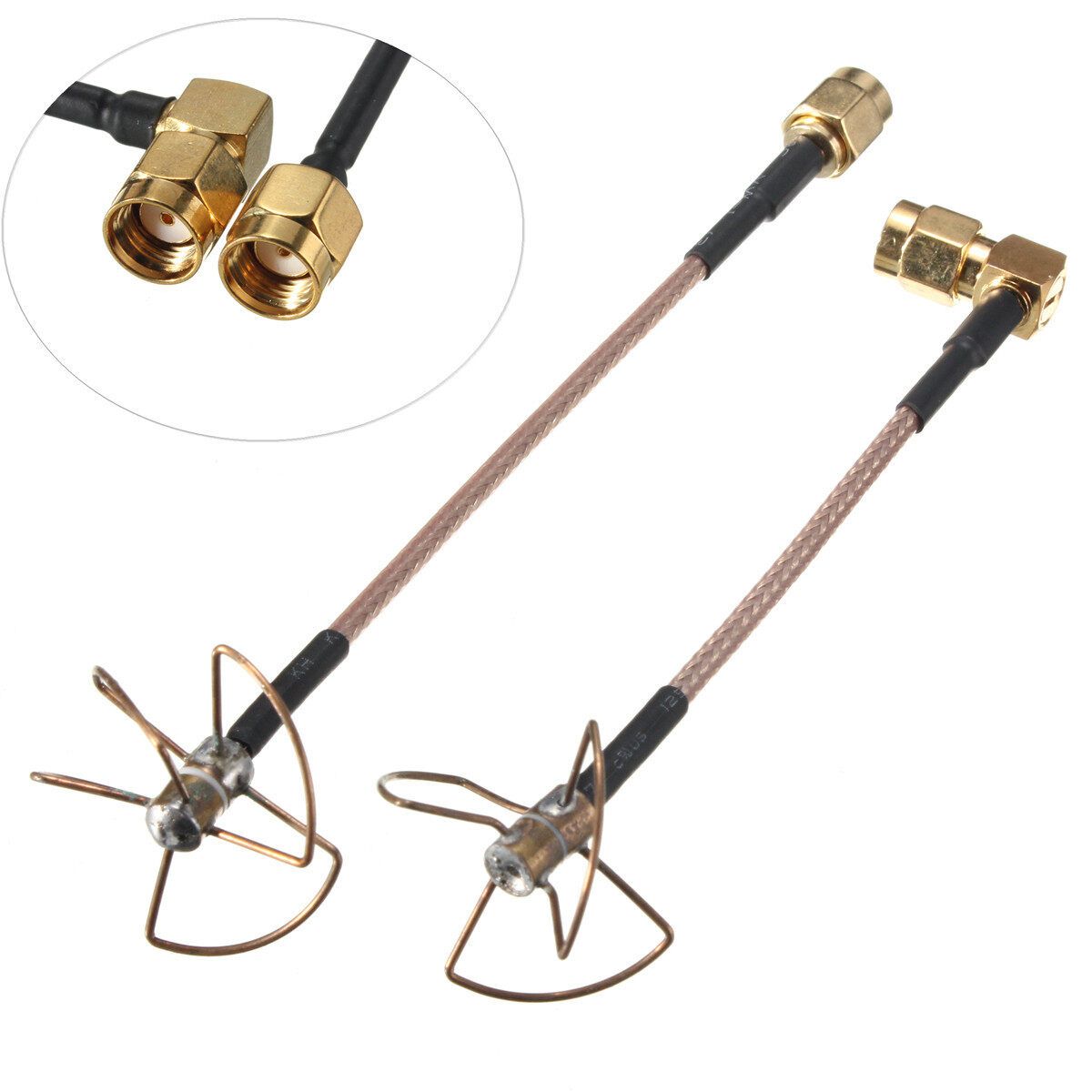 FPV Clover Omni-Directional Circular Polarized 5.8GHz Video Audio New Inner Hole