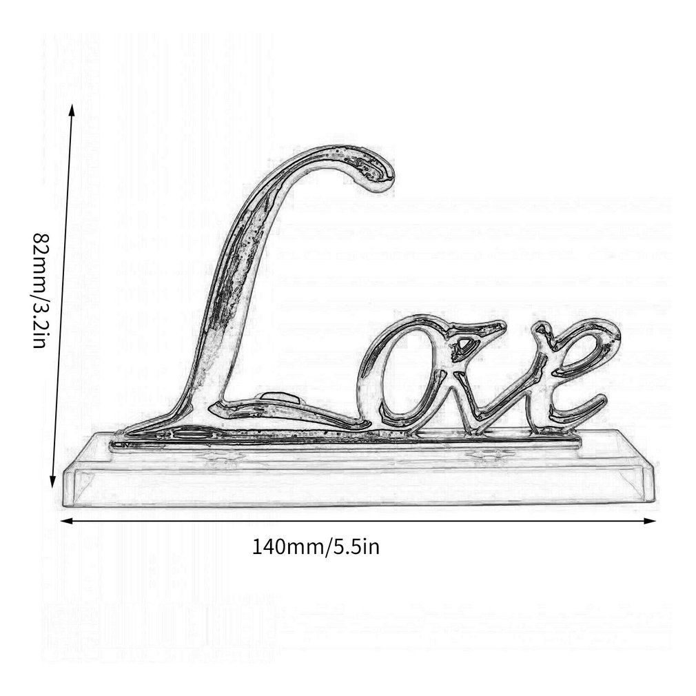 Artificial Flower In Love Display Stand Holder Home Decor Roses Base