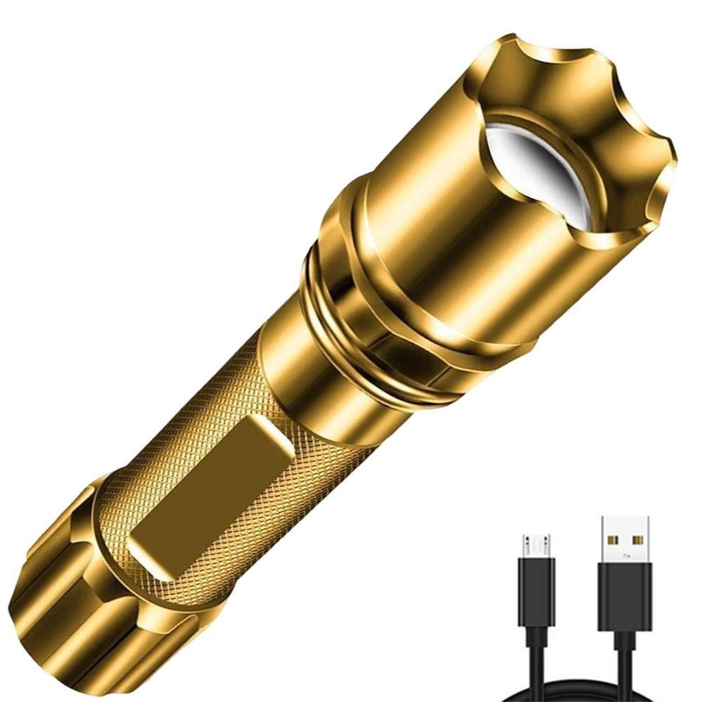 LED Torchlight USB Rechargeable LED Flashlight for Outdoor Use