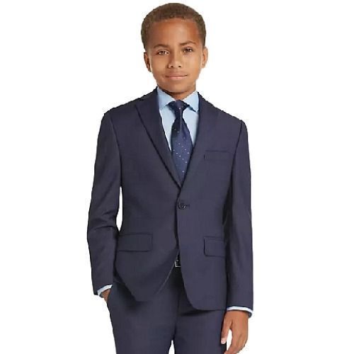 Smart Boy's Suit - Navy Blue (3 Piece)