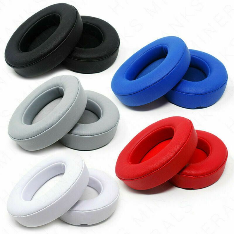 2Pcs Replacement Ear Pads Cup Cushion For Monster Beats By Dr. Dre Studio 2.0 Wireless Headphone