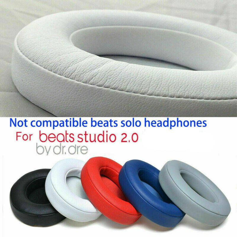 2Pcs Replacement Ear Pads Cup Cushion For Monster Beats By Dr. Dre Studio 2.0 Wireless Headphone