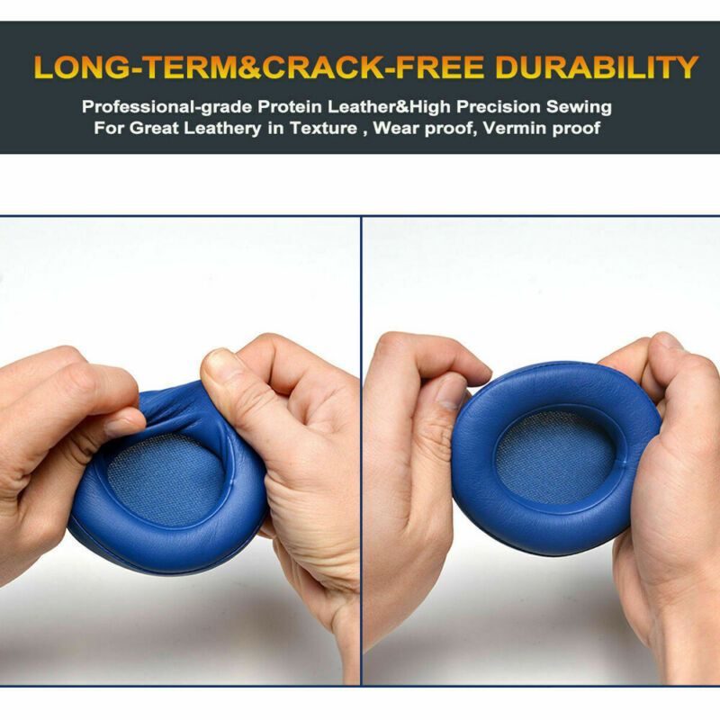 2Pcs Replacement Ear Pads Cup Cushion For Monster Beats By Dr. Dre Studio 2.0 Wireless Headphone