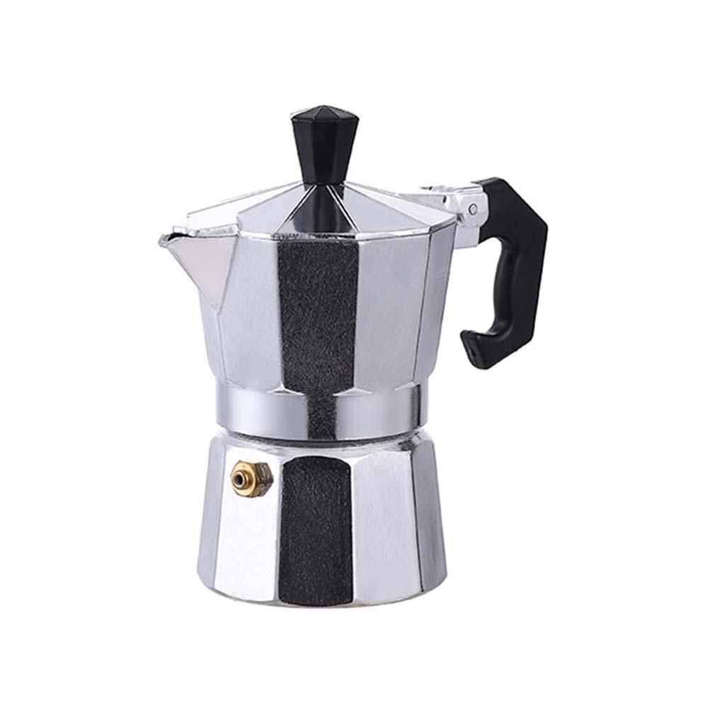 Stovetop Espresso Maker,3 Espresso Cup Moka Pot with Dosing Ring Dispenser,Aluminum Iatalian Moka Coffee Pot Espresso Coffee Machine Filter Pot-Classic Italian and Cuban Coffee Percolator(14 cups - 0.7 L).